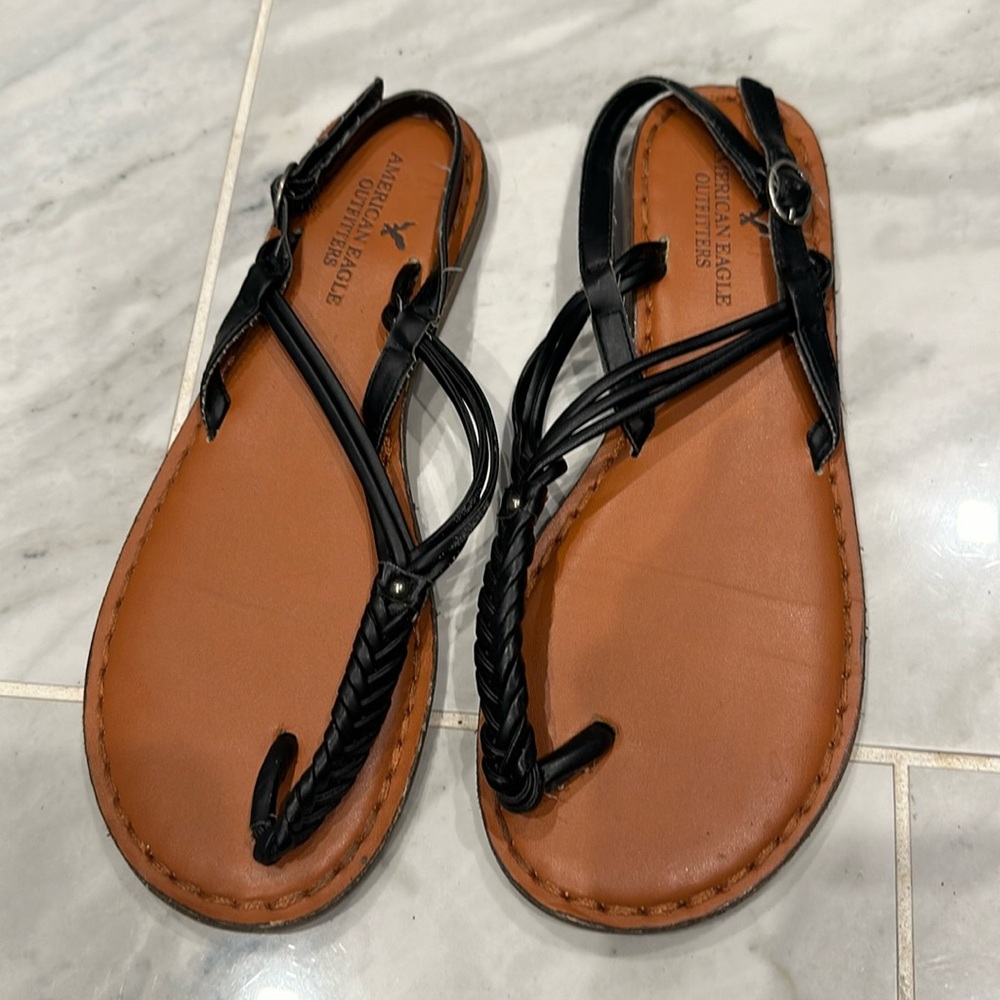 American Eagle Outfitters Women Sandals, with Strap back